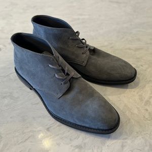 Express Men's Gray Suede Boots